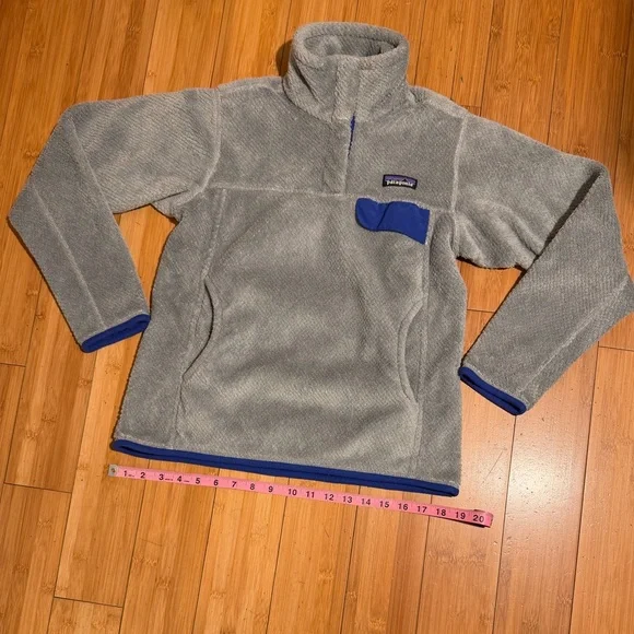 Patagonia Snap T Fleece Pullover Grey Blue Size S - Picture 11 of 14